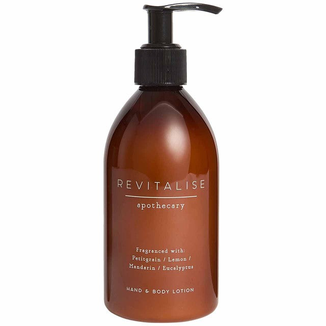 M&S Apothecary Revitalise hand and body lotion, imported from the UK