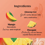 Twinings Superblends Focus mango pineapple herbal tea 20 teabags (British brand)