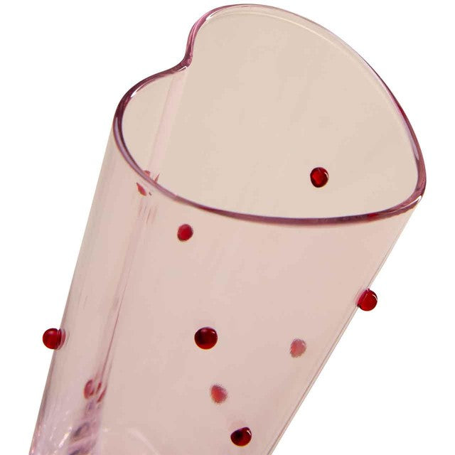 M&S pink heart champagne flutes set of 2 (British brand)