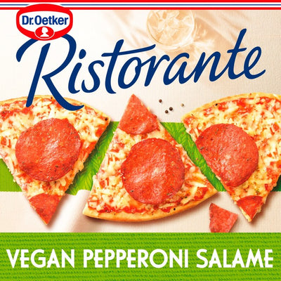 M&S Dr. Oetker Ristorante Vegan Pepperoni Salami Pizza 295g- Buy online at McGrocer