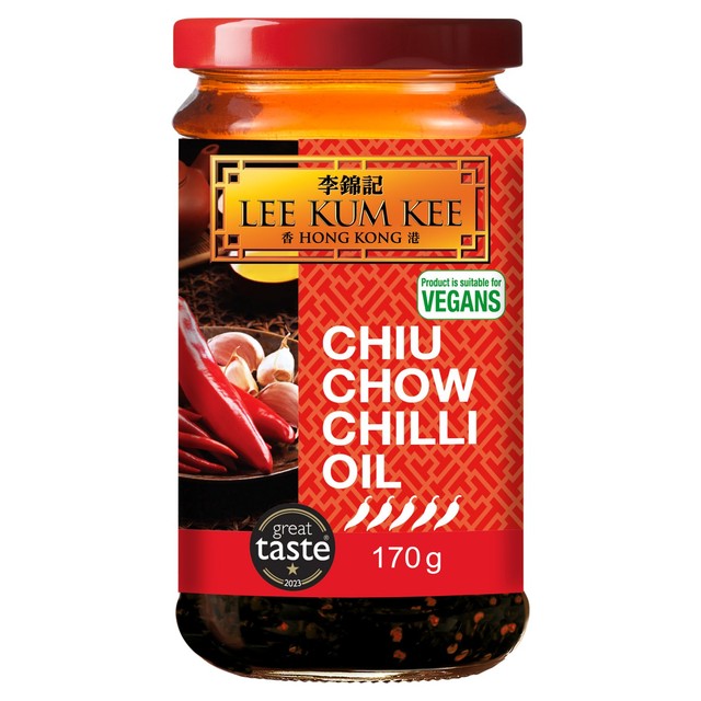 Lee Kum Kee Chiu Chow chilli oil 170g, UK version