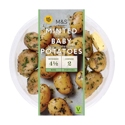 M&S M&S Urte Mynte Baby Poteter Tilbehør 385g- Kjøp online hos McGrocer