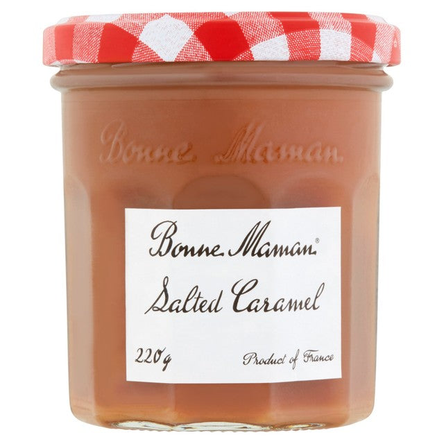 Bonne Maman salted caramel spread 220g - British product