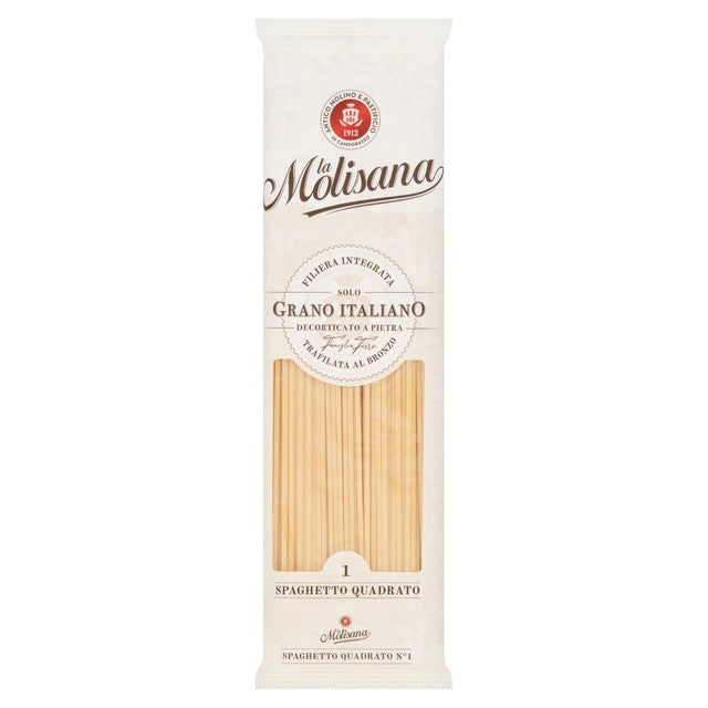 La Molisana square spaghetti pasta 500g, UK version