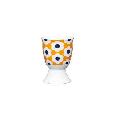 M&S KitchenCraft Retro Flower Spot Porcelain Egg Cup- Buy online at McGrocer
