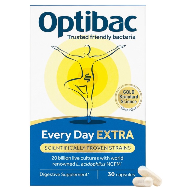 Optibac Probiotics Every Day Extra 30 Capsules, imported from the UK