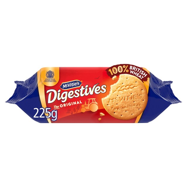 McVitie's Digestives The Original biscuits 225g, imported from the UK