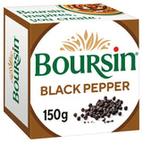 Boursin Schwarzer Pfeffer Weichkäse 150g - Britisches Produkt