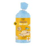 M&S Unsalted Corn Cakes 150g, imported from the UK
