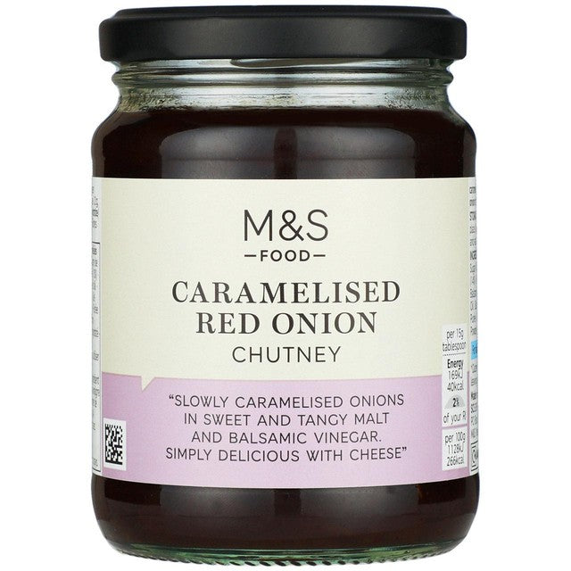 M&S Caramelised Red Onion Chutney 330g, imported from the UK