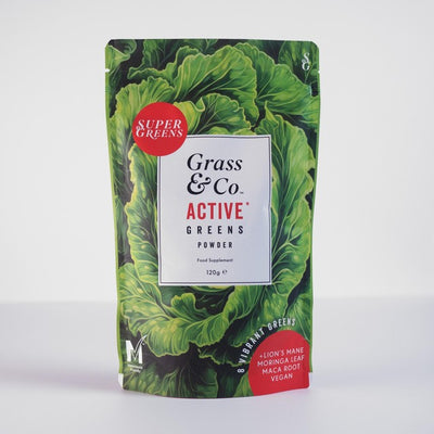 M&S Grass & Co. ACTIVE GREENS Super Greens Powder 120g- Buy online at McGrocer