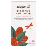 Dragonfly Tea digestive chai pu'er tea bags 20 pack - British product