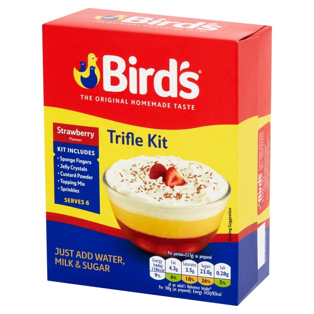 Bird's Strawberry Trifle Kit 141g - British product