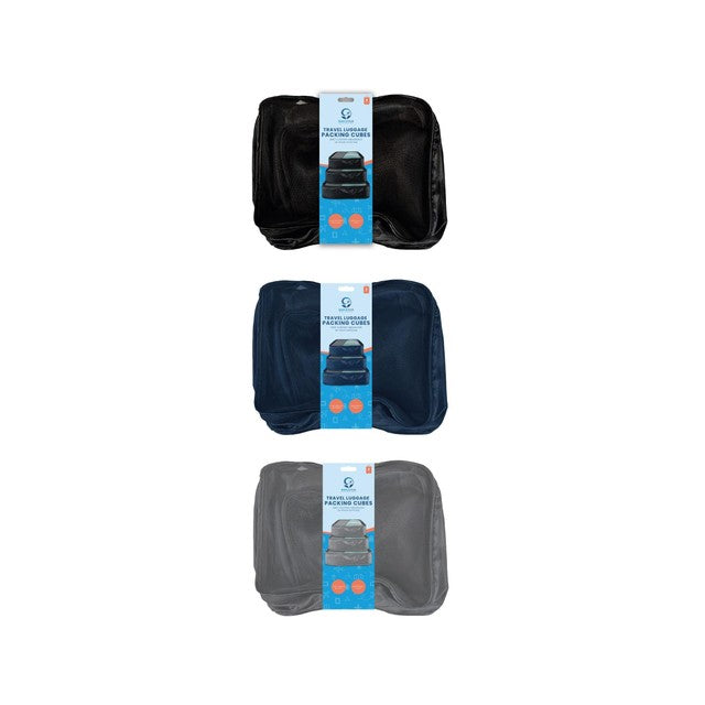 World Tour packing cubes set of three (British brand)