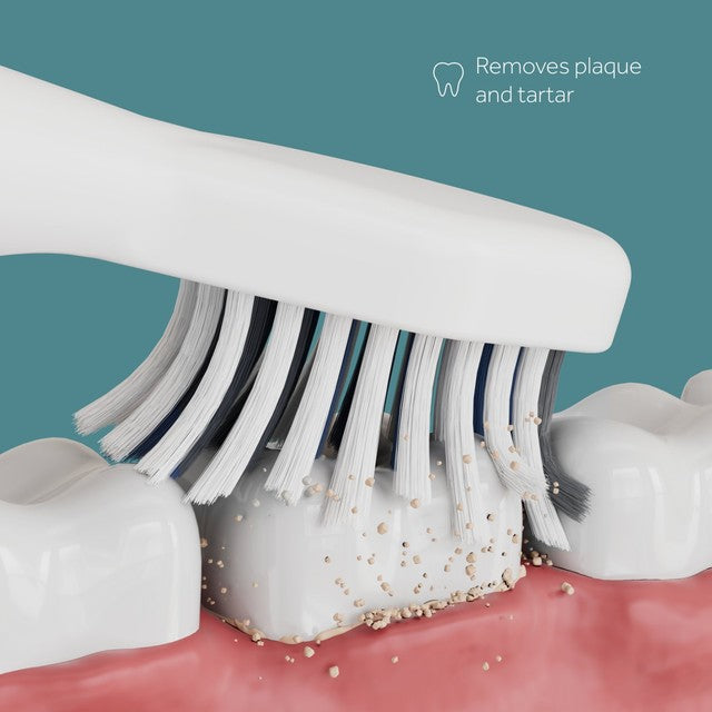 Waken sonic toothbrush replacement heads white 3 per pack (British brand)