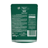 Natures Menu senior lamb with chicken, veg & rice dog food 8 x 300g pouches, imported from the UK