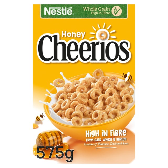 Nestle Cheerios Honey multigrain cereal 575g - British product