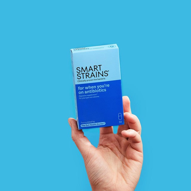 Smart Strains probiotic capsules for antibiotics 30 capsules (British brand)