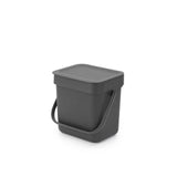 Brabantia Grey compost bin 3 litre - British product