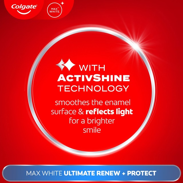 Colgate Max White Ultimate Renewal whitening toothpaste 75ml - British product