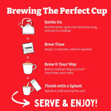 Typhoo black tea bags 400 bags (British brand)