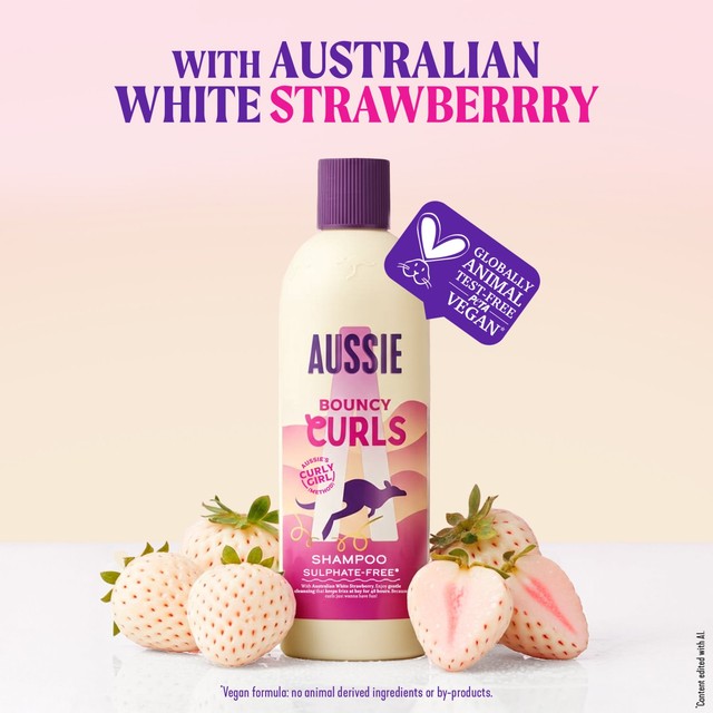 Aussie Curls Hydrating Shampoo for curly hair, imported from the UK
