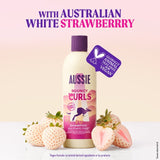 Aussie Curls Hydrating Shampoo for curly hair, imported from the UK