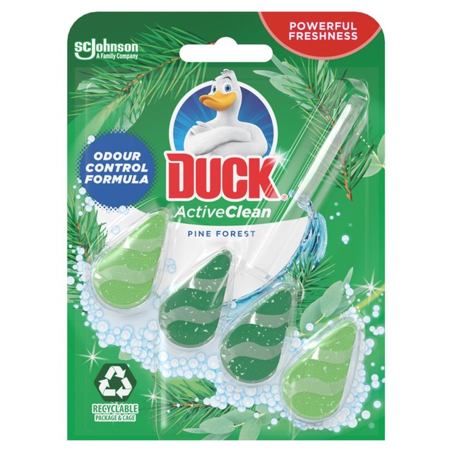 Toilet Duck toilet rim block Pine 37g - British product