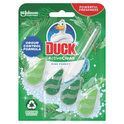 M&S Toilet Duck Active Clean Toilet Rim Block Pine 37g- Buy online at McGrocer