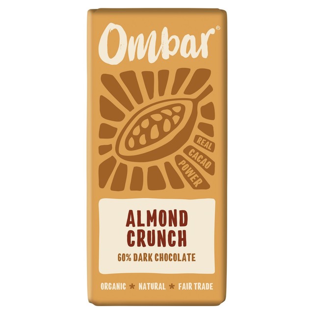 Ombar coco almond chocolate bar 70g, imported from the UK