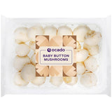 Ocado baby button mushrooms 200g, imported from the UK