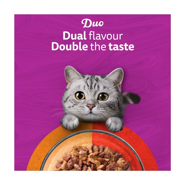 Whiskas duo meaty combos cat food pouches 12x85g (British brand)