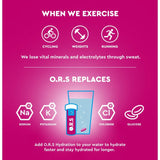 O.R.S Berry Sport hydration tablets 20 tablets, imported from the UK