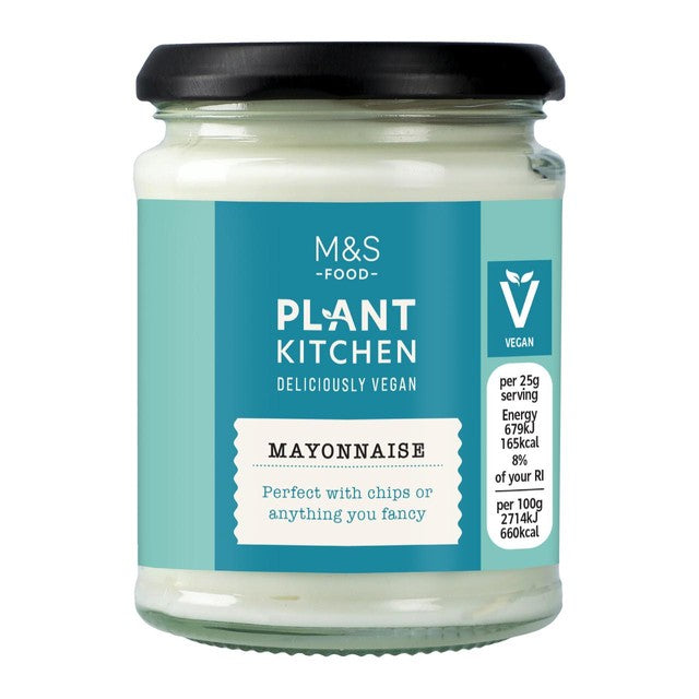 M&S Plant Kitchen Vegan Mayonnaise 250g, imported from the UK