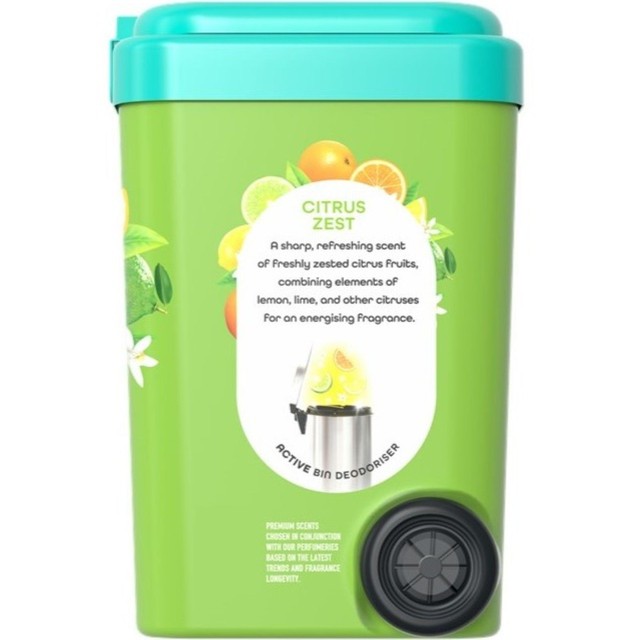 Bin Buddy bin deodoriser Citrus Zest 450g - British product