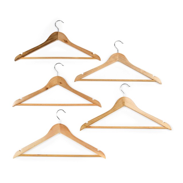 Beldray wooden clothes hangers 5 pack - British product