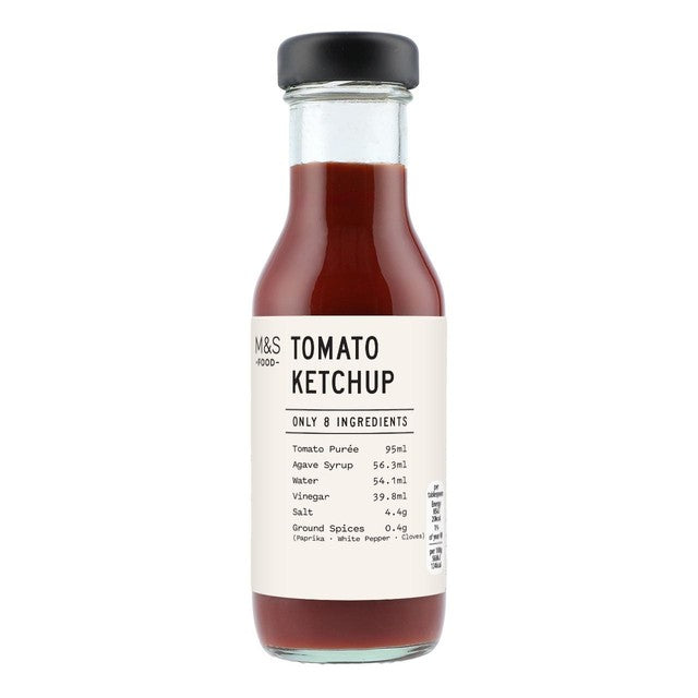 M&S Only 8 Ingredients tomato ketchup, imported from the UK