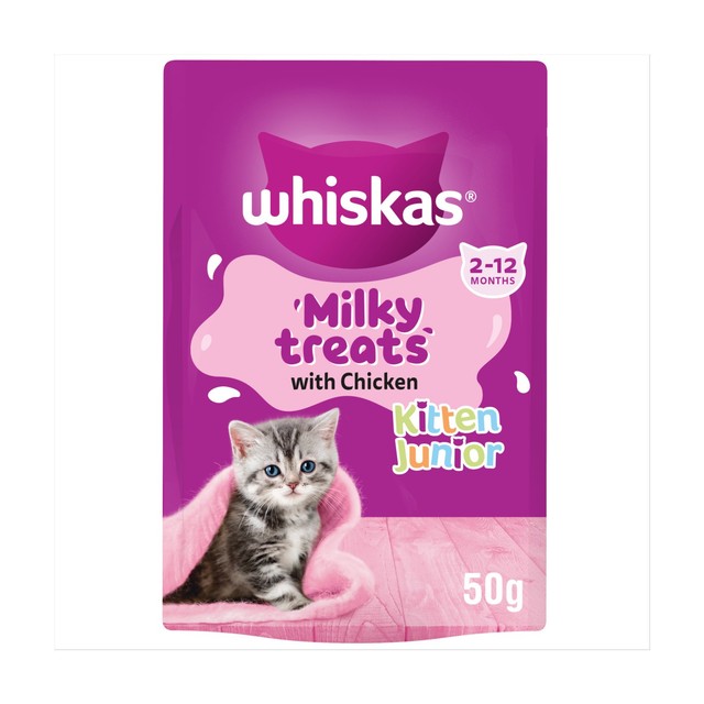 Whiskas kitten milky treats with chicken 50g - British product