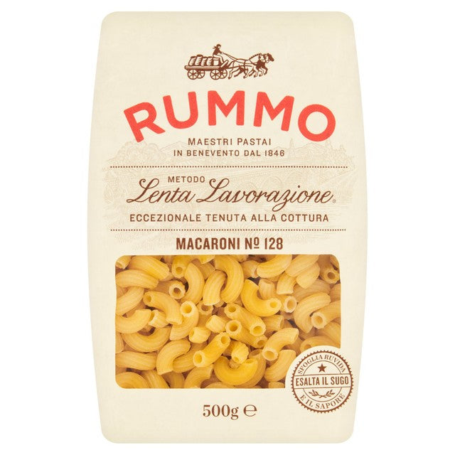 RUMMO macaroni elbows pasta 500g, imported from the UK