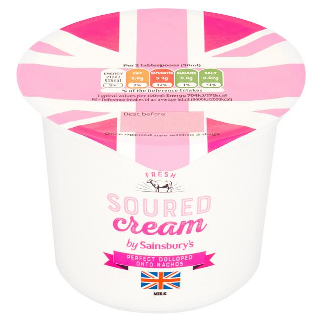 Sainsburys Soured Cream 300ml