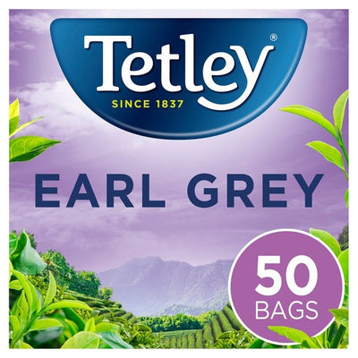 M&S Tetley Earl Grey Flavoured Black Tea 50 Tea Bags- Buy online at McGrocer