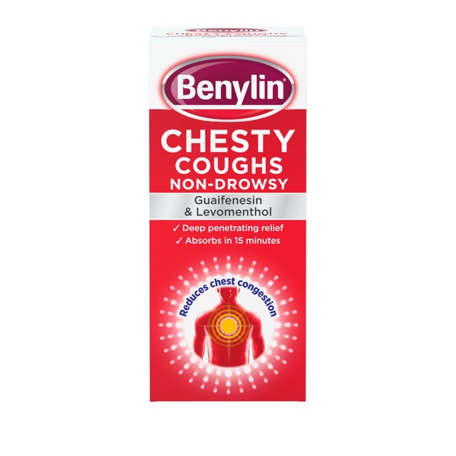 Benylin chesty cough non drowsy syrup 300ml - British product