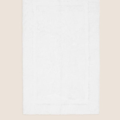 M&S M&S Egyptian Cotton Luxury Bath Mat White One Size- Buy online at McGrocer