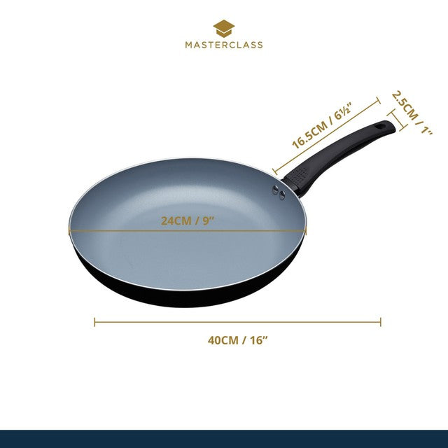 MasterClass ceramic non-stick eco frying pan 30cm, imported from the UK