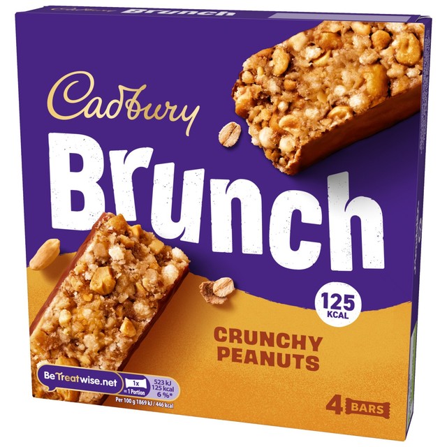 Cadbury Brunch Bar Peanut cereal bar - British product