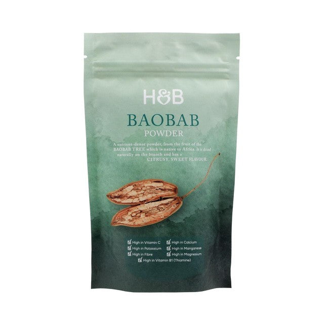 Holland & Barrett baobab powder 100g, UK version