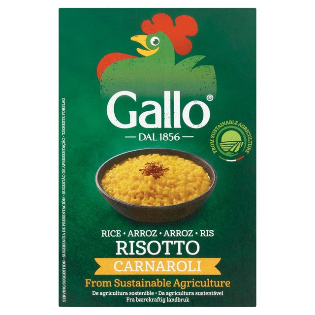 Riso Gallo Carnaroli risotto rice 500g, imported from the UK
