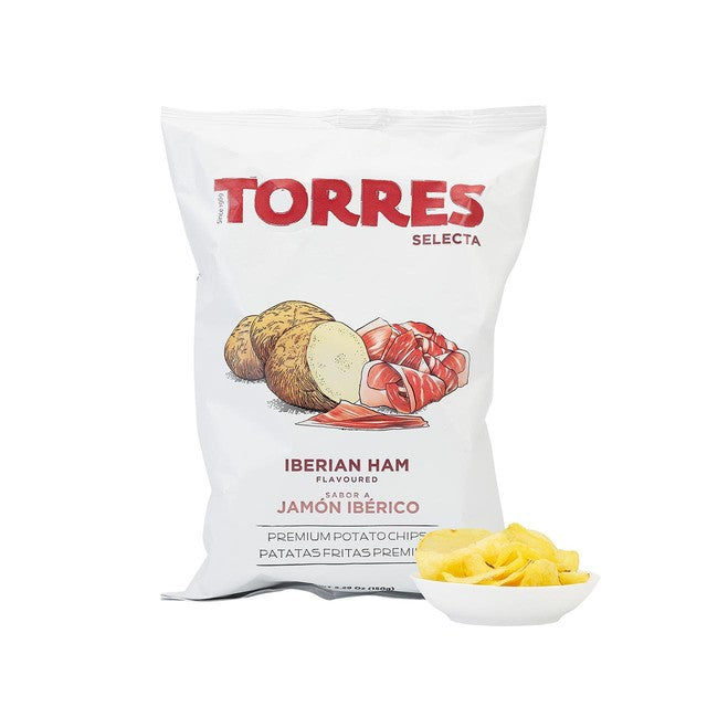 Torres Iberico Ham Flavour Crisps 150g (British brand)