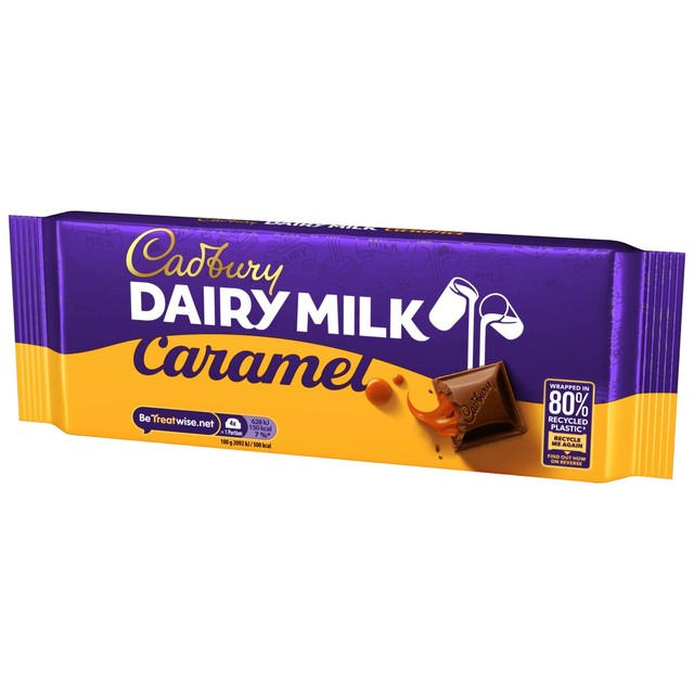 Cadbury Dairy Milk Caramel chocolate bar 180g - British product