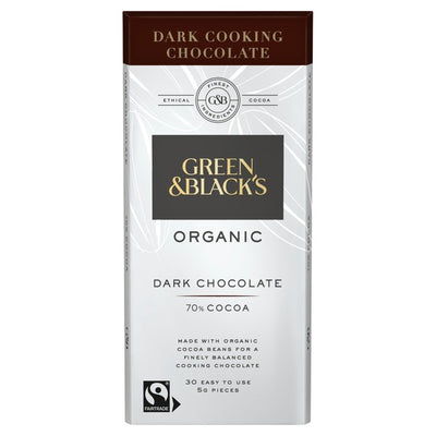 Chocolat Noir à Cuire Bio Green & Black's 150g